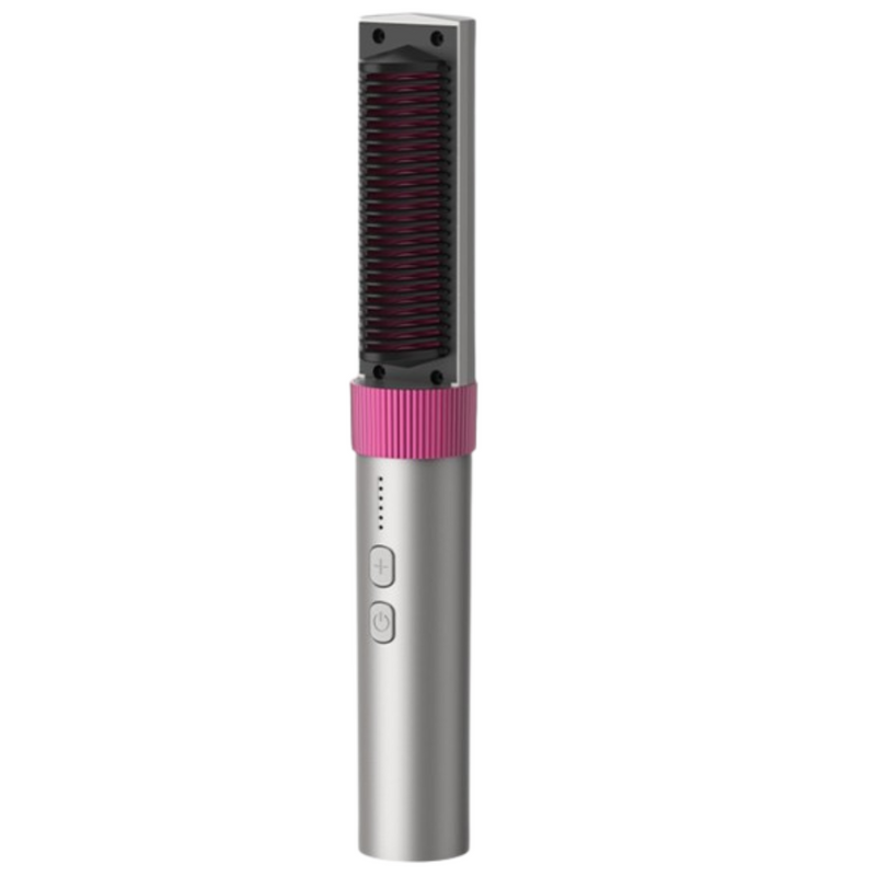 Escova Alisadora Elétrica Bivolt - Preta