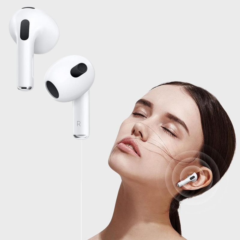 Fone AirPods Pro 3 Estojo de Recarga Lightning  -  Linha Premium  - Branco