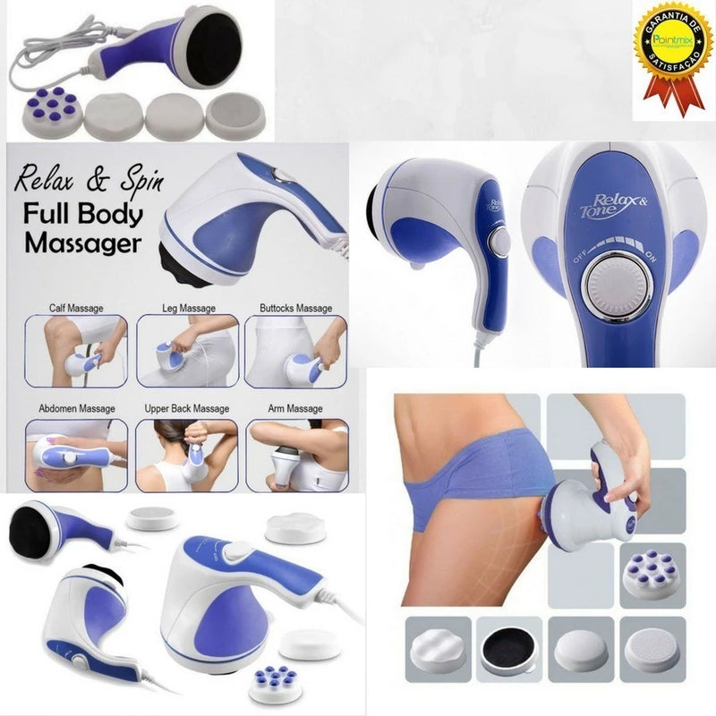 Drenagem Linfática Massageador Orbital Spin Relax Premium